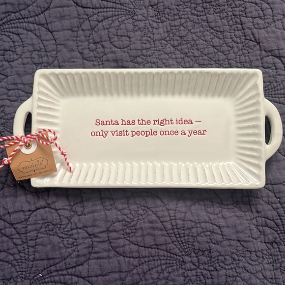 Mud Pie Other - NWT! Mud Pie Christmas Serving Tray